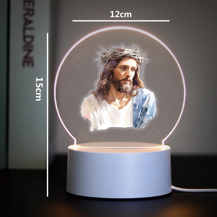 Lâmpada 3D de Religião