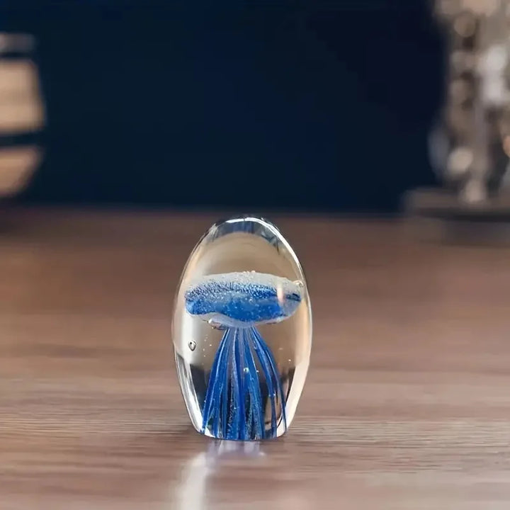 Esfera de Cristal com Água-Viva 3D