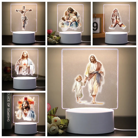 Lâmpada 3D de Religião